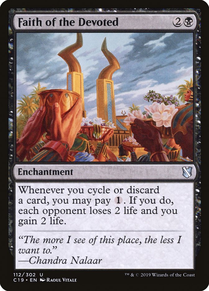 Faith of the Devoted [Commander 2019] | Clutch Gaming