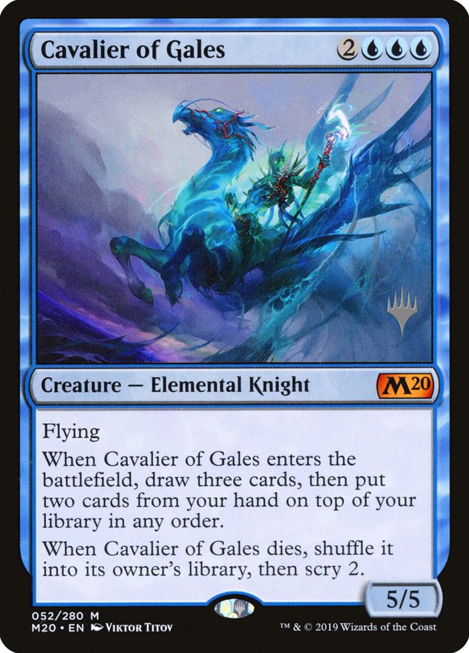 Cavalier of Gales (Promo Pack) [Core Set 2020 Promos] | Clutch Gaming