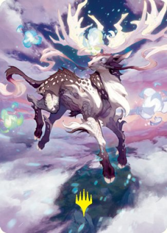 Hinata, Dawn-Crowned Art Card (Gold-Stamped Signature) [Kamigawa: Neon Dynasty Art Series] | Clutch Gaming