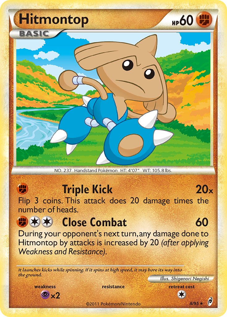 Hitmontop (8/95) (Theme Deck Exclusive) [HeartGold & SoulSilver: Call of Legends] | Clutch Gaming