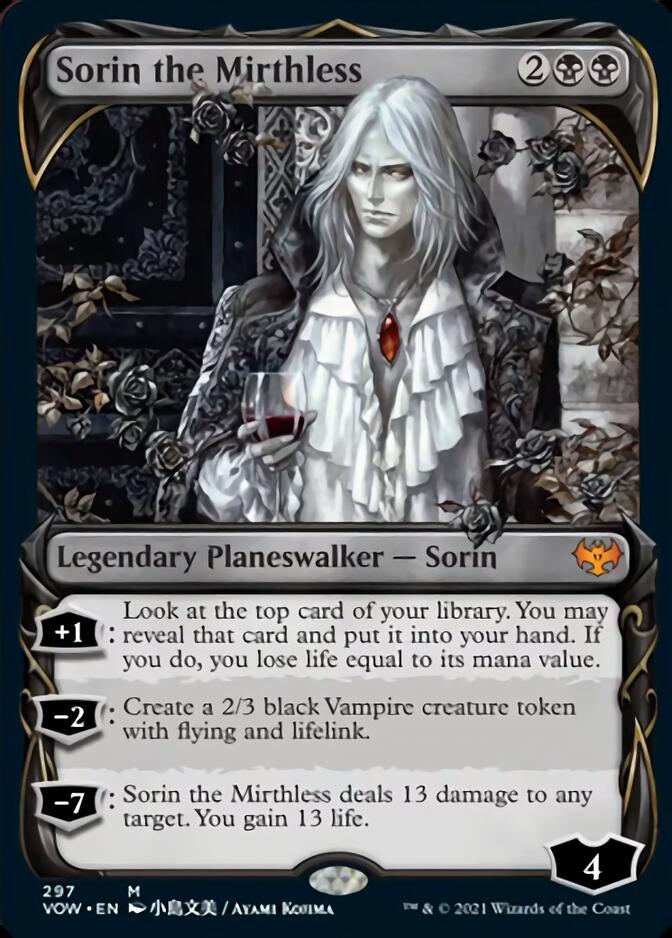 Sorin the Mirthless (Showcase Fang Frame) [Innistrad: Crimson Vow] | Clutch Gaming