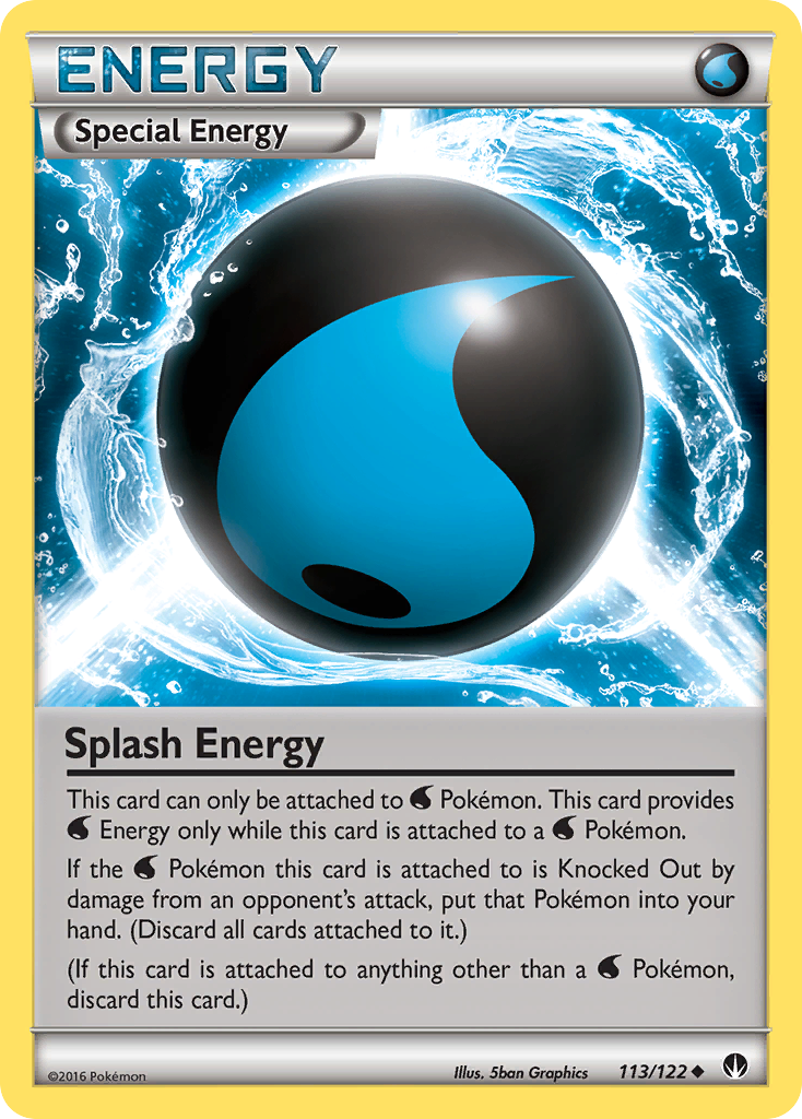 Splash Energy (113/122) [XY: BREAKpoint] | Clutch Gaming