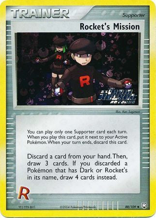 Rocket's Mission (88/109) (Stamped) [EX: Team Rocket Returns] | Clutch Gaming