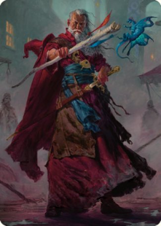 Elminster Art Card (64) [Commander Legends: Battle for Baldur's Gate Art Series] | Clutch Gaming