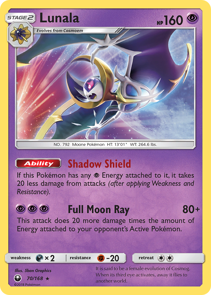 Lunala (70/168) [Sun & Moon: Celestial Storm] | Clutch Gaming