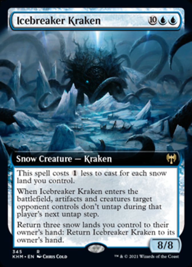 Icebreaker Kraken (Extended Art) [Kaldheim] | Clutch Gaming