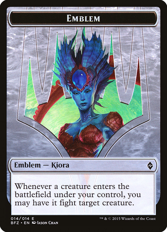 Kiora, Master of the Depths Emblem [Battle for Zendikar Tokens] | Clutch Gaming