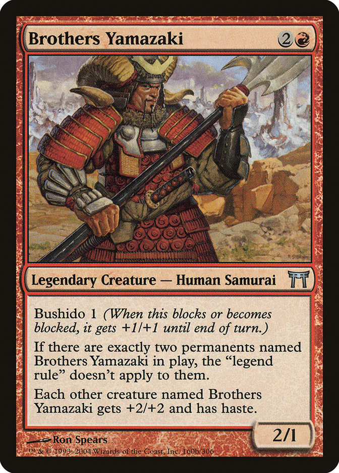 Brothers Yamazaki (160b/306) [Champions of Kamigawa] | Clutch Gaming