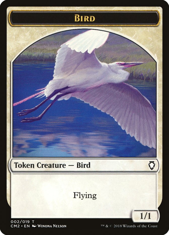 Bird Token [Commander Anthology Volume II Tokens] | Clutch Gaming