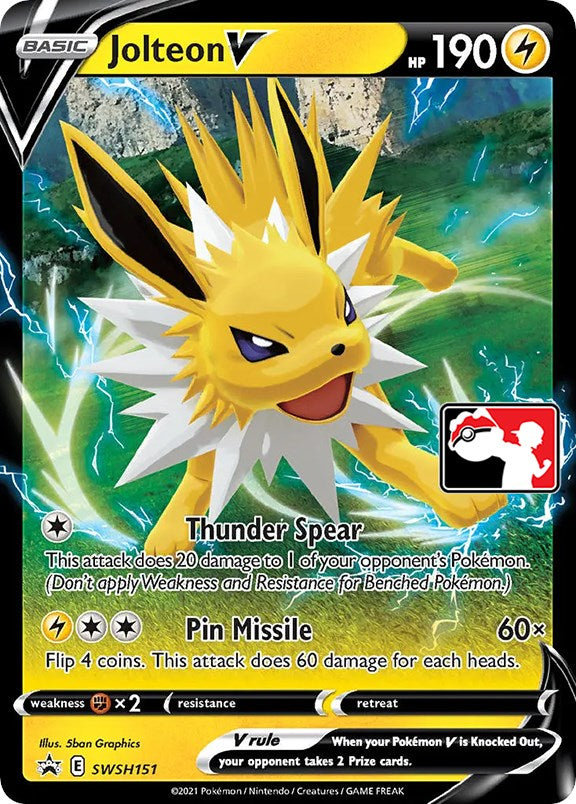 Jolteon V (SWSH151) [Prize Pack Series One] | Clutch Gaming