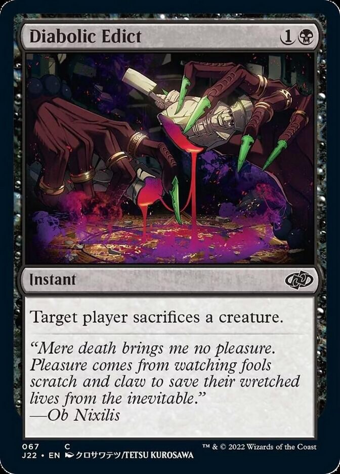 Diabolic Edict [Jumpstart 2022] | Clutch Gaming