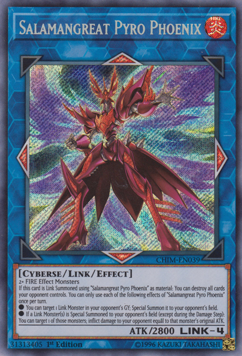 Salamangreat Pyro Phoenix [CHIM-EN039] Secret Rare | Clutch Gaming