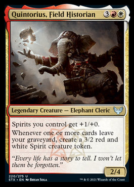 Quintorius, Field Historian [Strixhaven: School of Mages] | Clutch Gaming