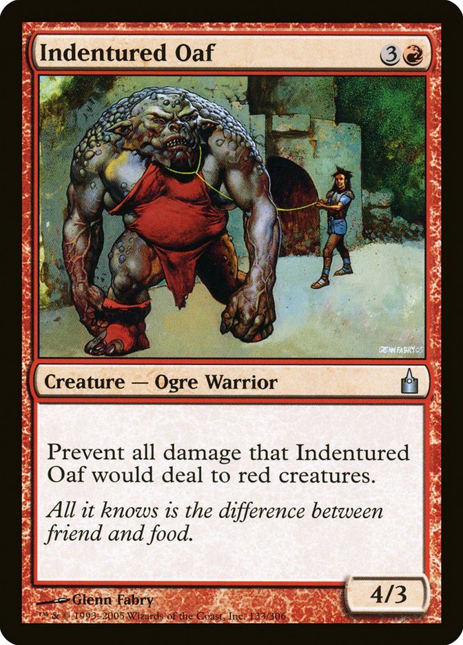 Indentured Oaf [Ravnica: City of Guilds] | Clutch Gaming