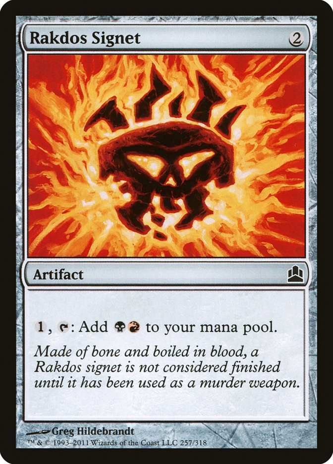 Rakdos Signet [Commander 2011] | Clutch Gaming