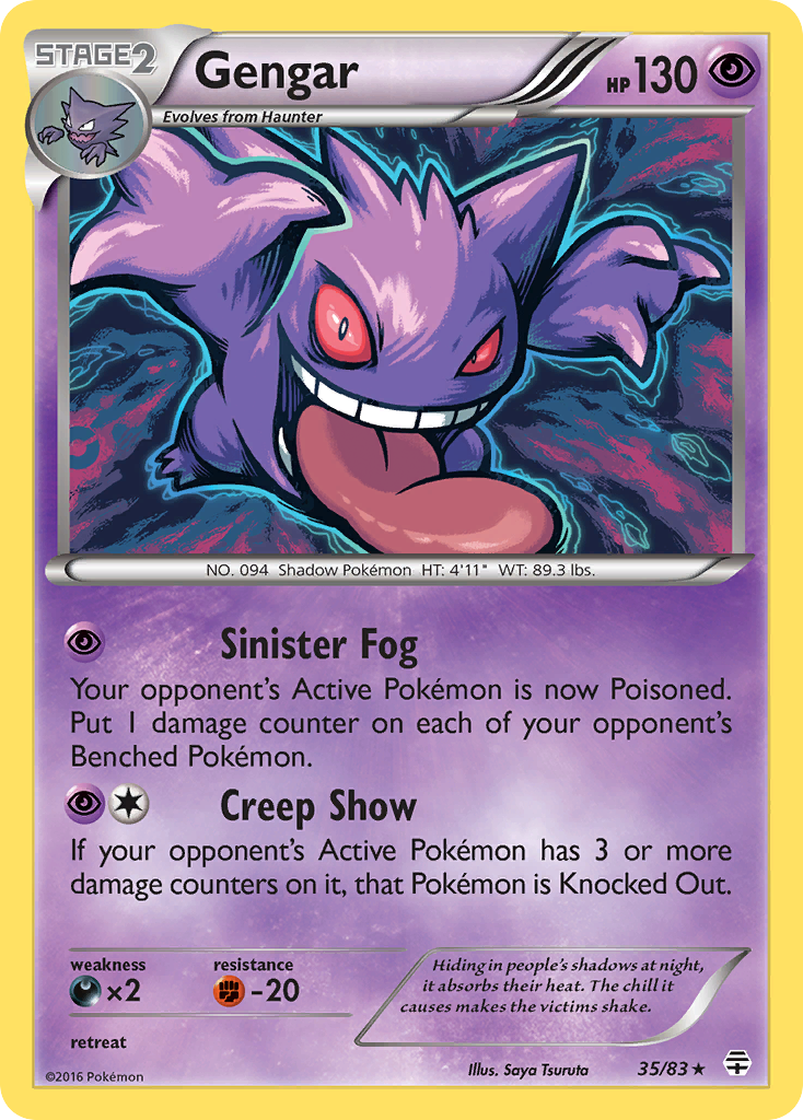 Gengar (35/83) [XY: Generations] | Clutch Gaming