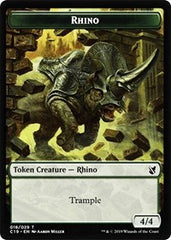 Rhino // Egg Double-Sided Token [Commander 2019 Tokens] | Clutch Gaming