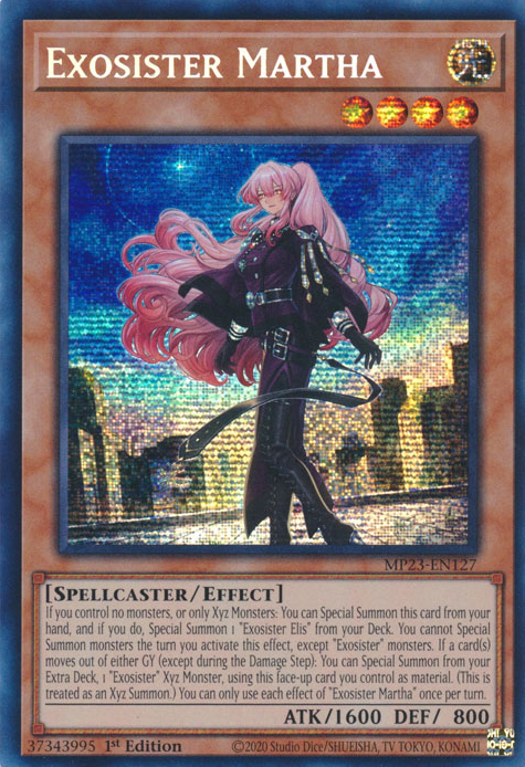 Exosister Martha [MP23-EN127] Prismatic Secret Rare | Clutch Gaming