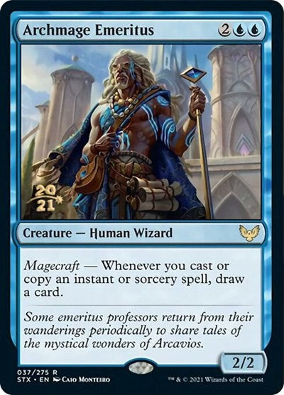 Archmage Emeritus [Strixhaven: School of Mages Prerelease Promos] | Clutch Gaming