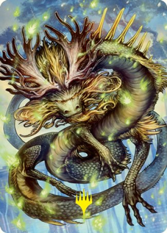 Kura, the Boundless Sky Art Card (Gold-Stamped Signature) [Kamigawa: Neon Dynasty Art Series] | Clutch Gaming