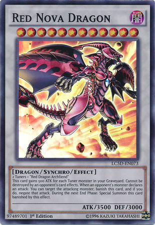 Red Nova Dragon [LC5D-EN073] Super Rare | Clutch Gaming