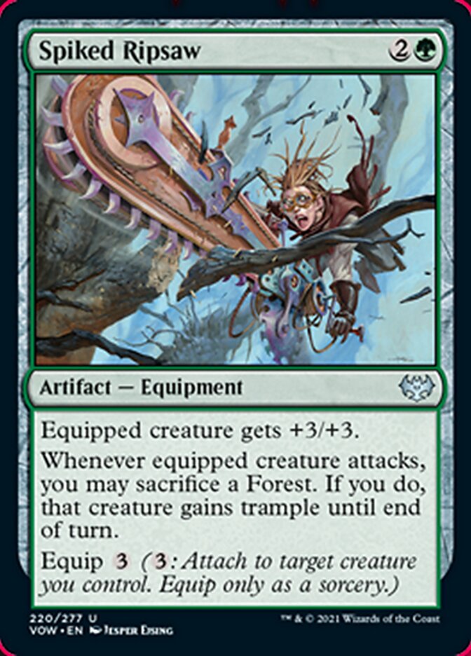 Spiked Ripsaw [Innistrad: Crimson Vow] | Clutch Gaming