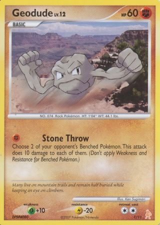 Geodude (1/11) [Diamond & Pearl: Trainer Kit - Lucario] | Clutch Gaming