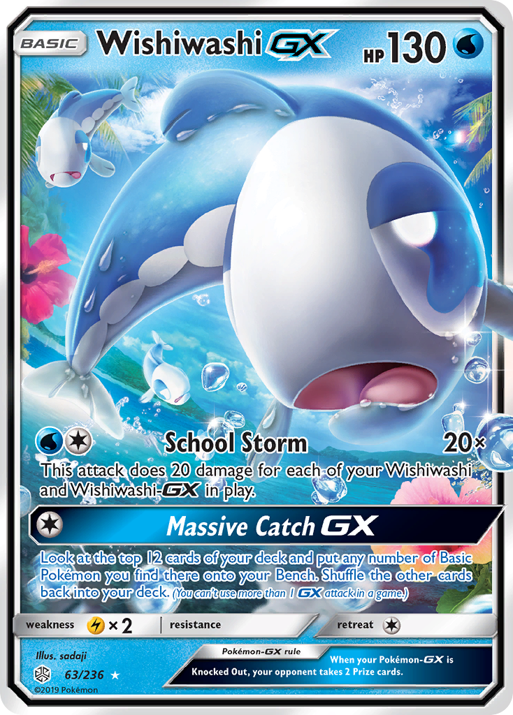 Wishiwashi GX (63/236) [Sun & Moon: Cosmic Eclipse] | Clutch Gaming