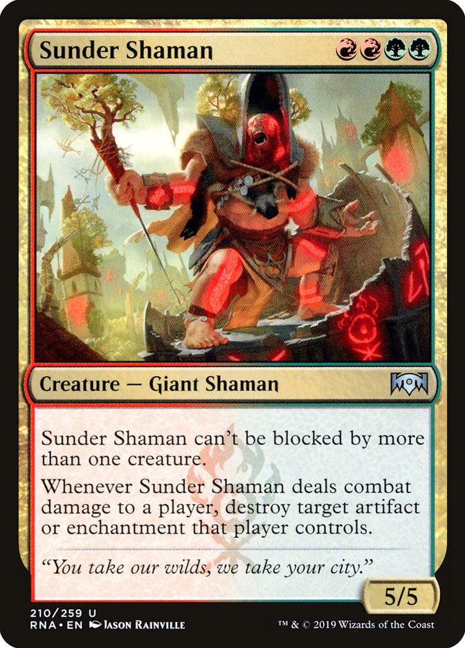 Sunder Shaman [Ravnica Allegiance] | Clutch Gaming