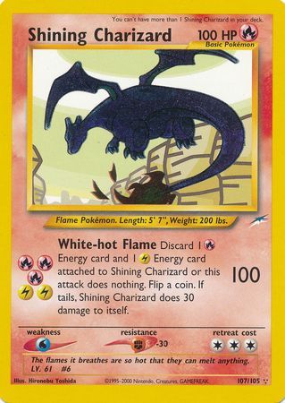 Shining Charizard (107/105) [Neo Destiny Unlimited] | Clutch Gaming