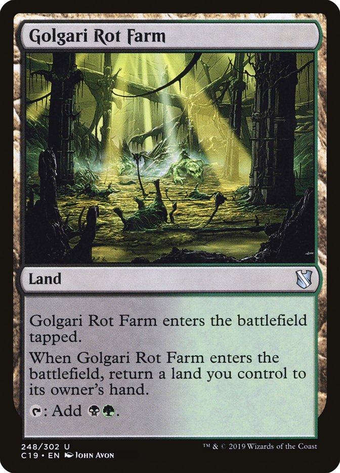 Golgari Rot Farm [Commander 2019] | Clutch Gaming