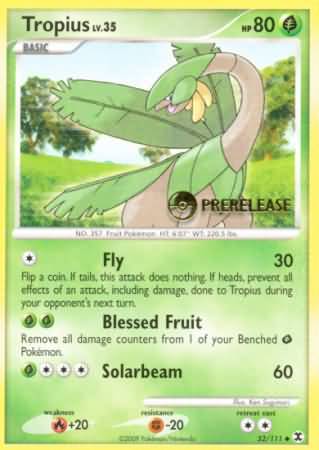 Tropius (52/111) (Prerelease Promo) [Nintendo: Black Star Promos] | Clutch Gaming