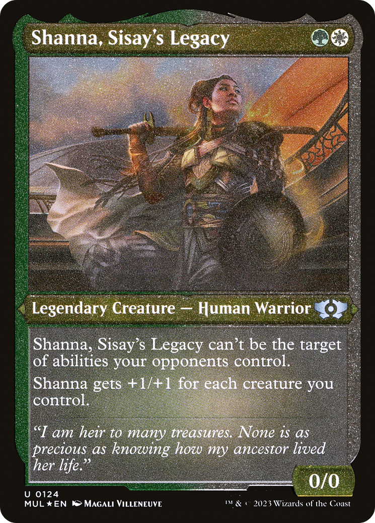 Shanna, Sisay's Legacy (Foil Etched) [Multiverse Legends] | Clutch Gaming