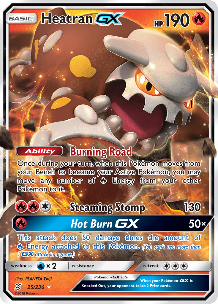 Heatran GX (25/236) [Sun & Moon: Unified Minds] | Clutch Gaming