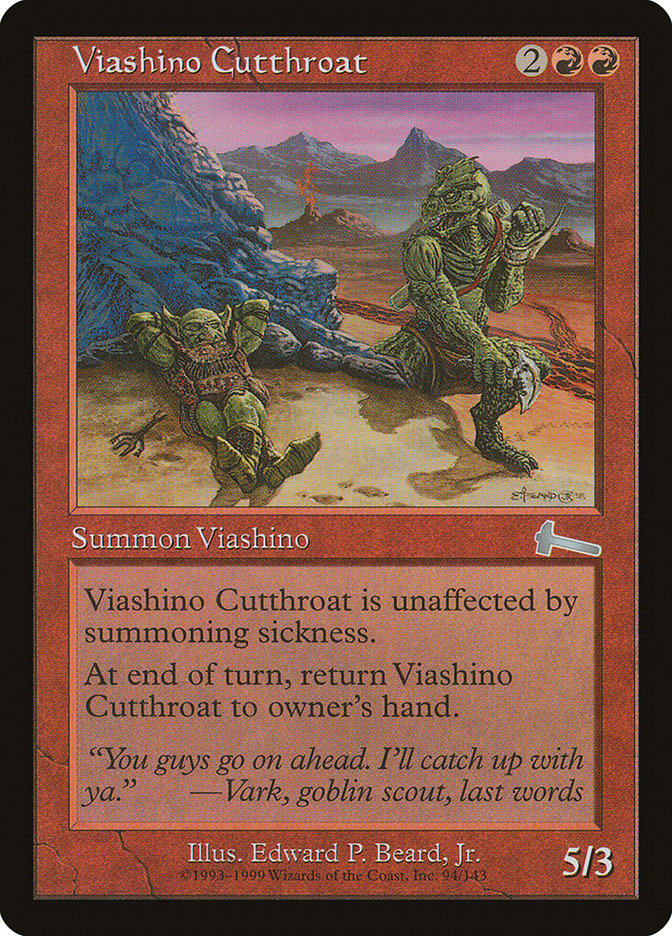 Viashino Cutthroat [Urza's Legacy] | Clutch Gaming