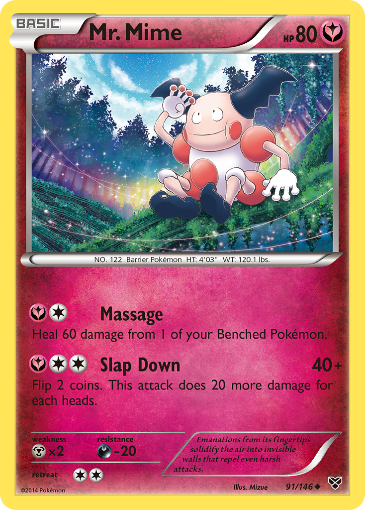 Mr. Mime (91/146) [XY: Base Set] | Clutch Gaming