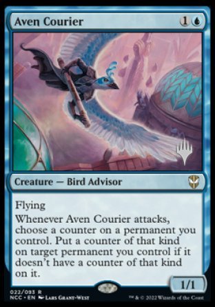 Aven Courier (Promo Pack) [Streets of New Capenna Commander Promos] | Clutch Gaming