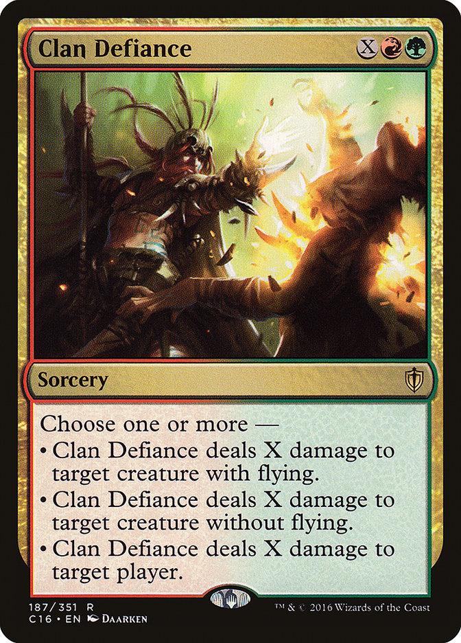 Clan Defiance [Commander 2016] | Clutch Gaming