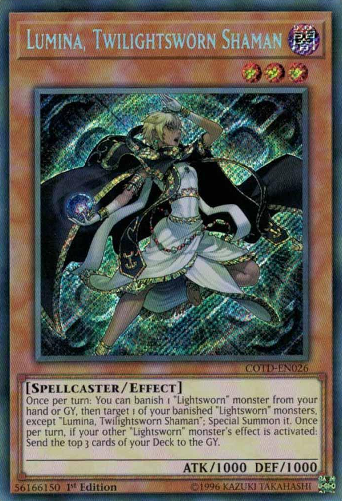 Lumina, Twilightsworn Shaman [COTD-EN026] Secret Rare | Clutch Gaming