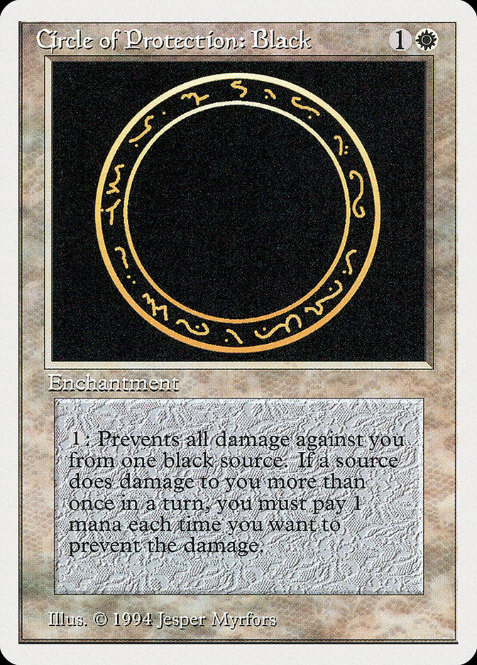 Circle of Protection: Black [Summer Magic / Edgar] | Clutch Gaming