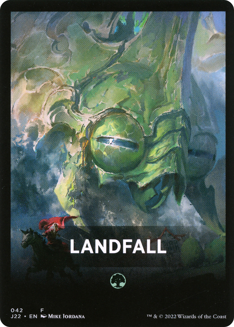 Landfall Theme Card [Jumpstart 2022 Front Cards] | Clutch Gaming