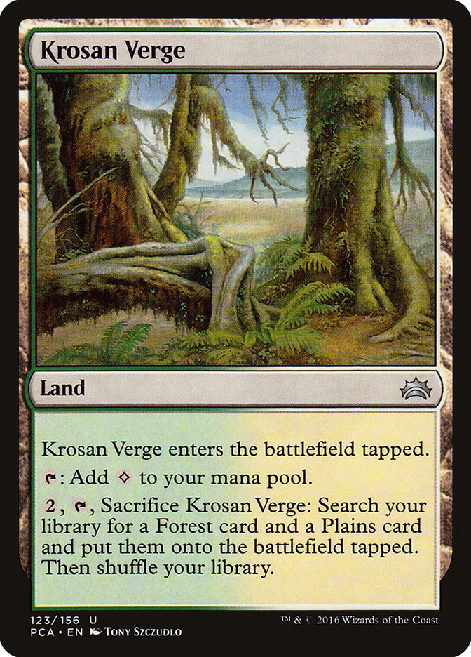 Krosan Verge [Planechase Anthology] | Clutch Gaming