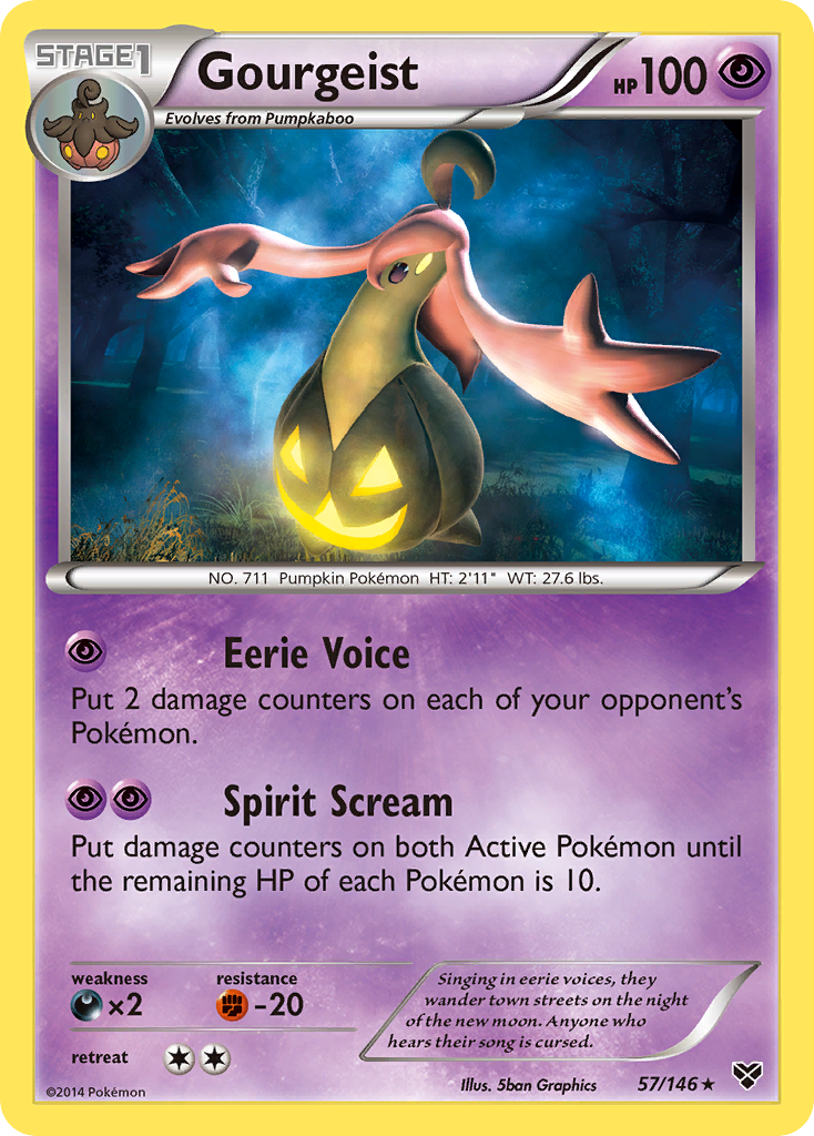 Gourgeist (57/146) [XY: Base Set] | Clutch Gaming