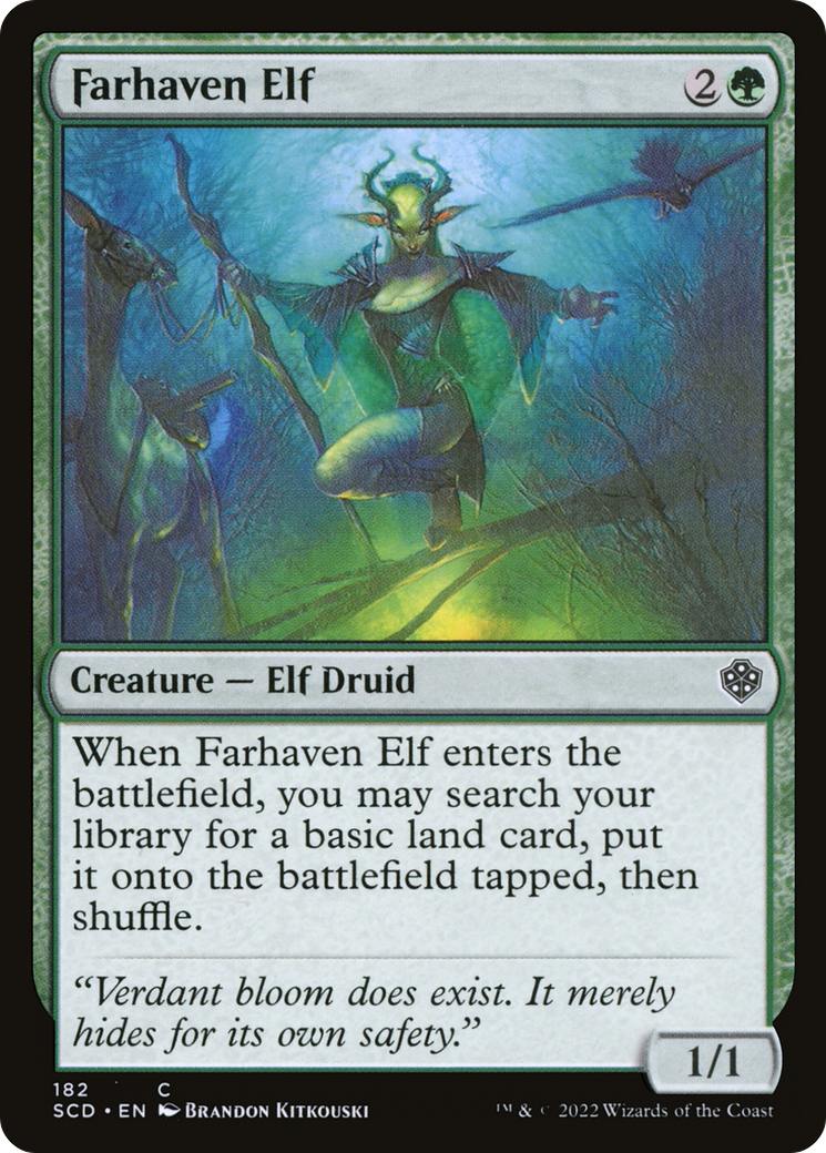 Farhaven Elf [Starter Commander Decks] | Clutch Gaming