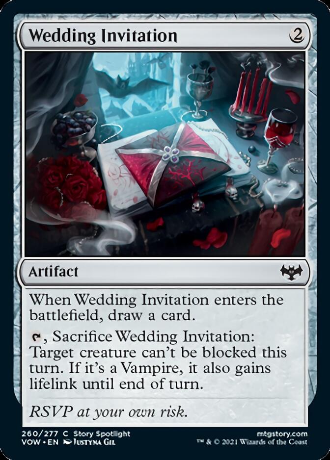 Wedding Invitation [Innistrad: Crimson Vow] | Clutch Gaming