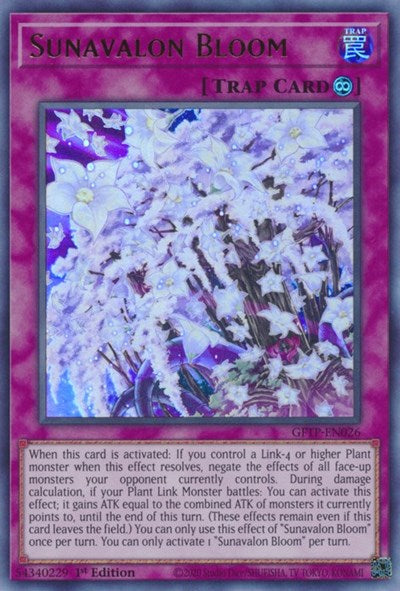 Sunavalon Bloom [GFTP-EN026] Ultra Rare | Clutch Gaming