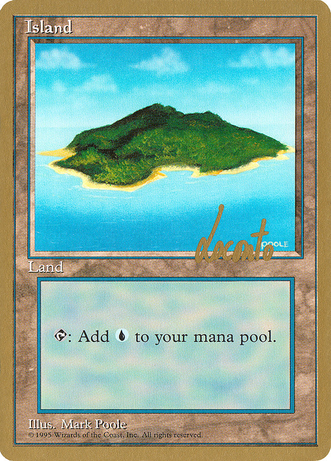 Island (ml367) (Michael Loconto) [Pro Tour Collector Set] | Clutch Gaming