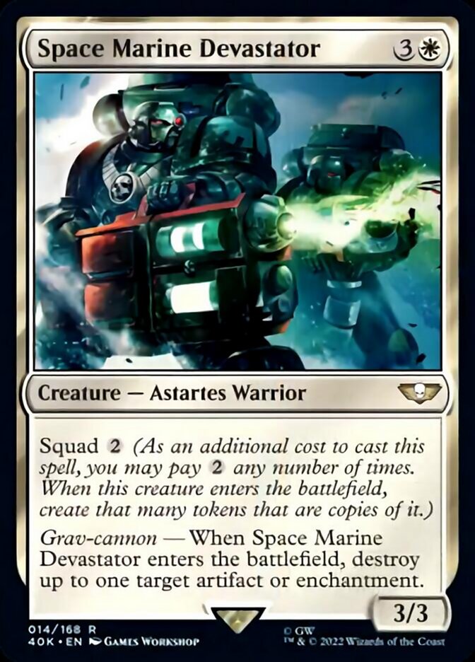 Space Marine Devastator (Surge Foil) [Warhammer 40,000] | Clutch Gaming