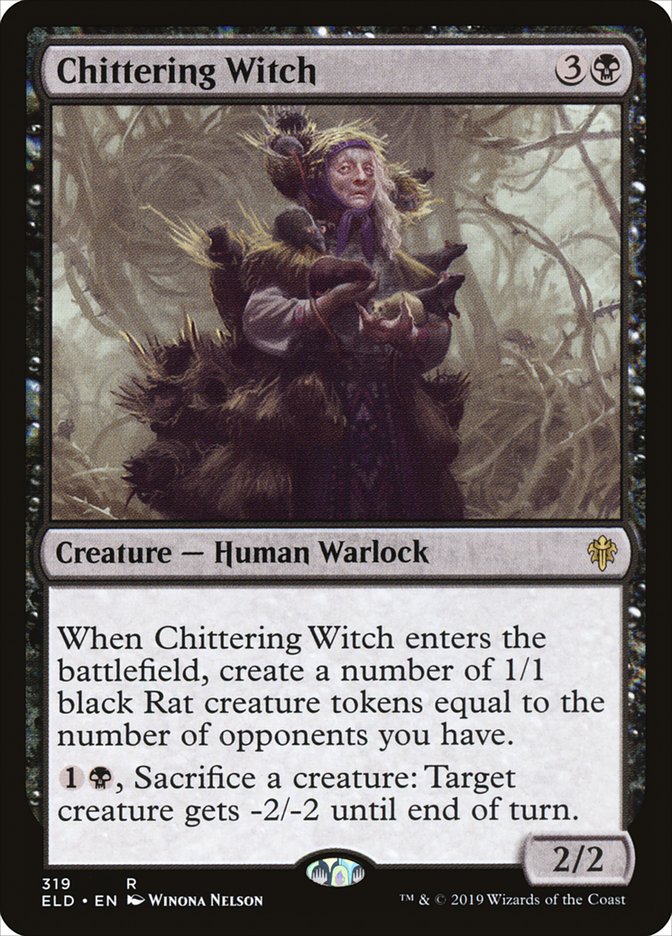 Chittering Witch [Throne of Eldraine] | Clutch Gaming