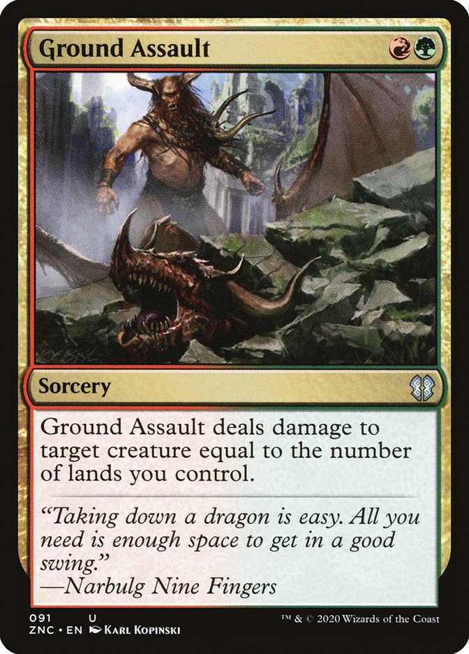 Ground Assault [Zendikar Rising Commander] | Clutch Gaming